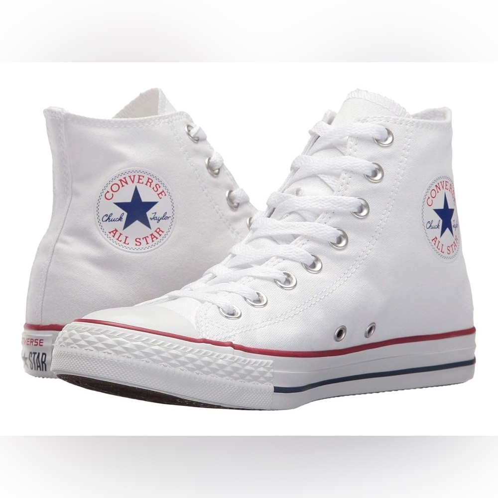 White Converse High-Top Sneakers